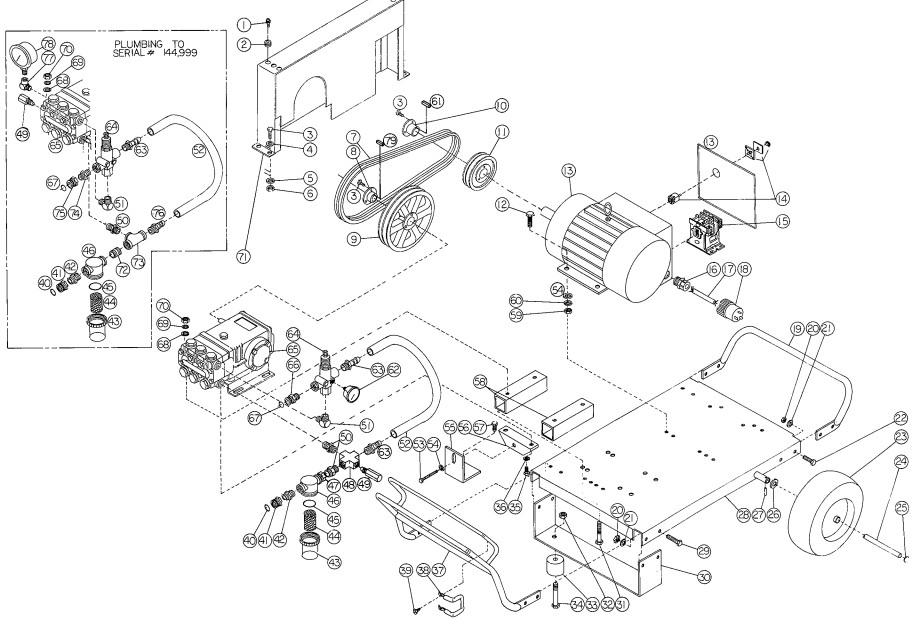 MITM CW-2004-0ME1 pressure washer parts and manual